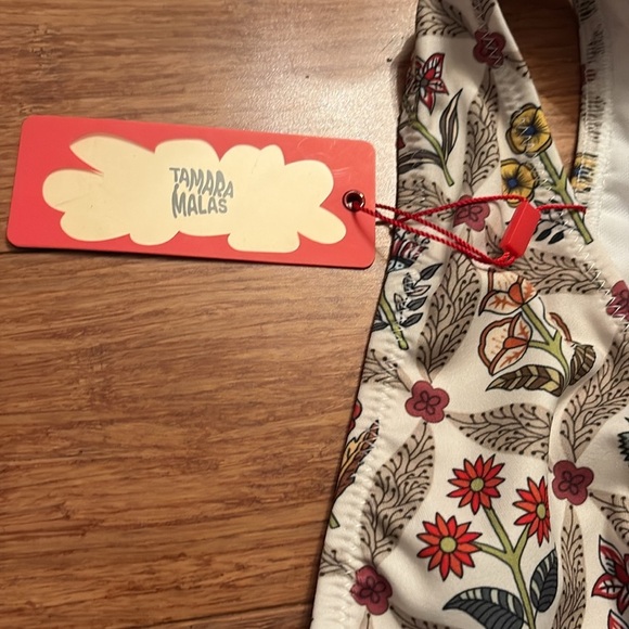 Tamara Malta’s Floral Cutout One-Piece Swimsuit -NWT - size 30/32 - Picture 2 of 7